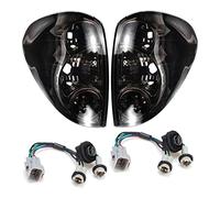 UAGFDFF Piloto Trasero Luz Freno Trasera Luz De Freno Trasera Izquierda/Derecha con Cableado para Mitsubishi L200 2005 2006 2007 2008 2009 2010 2011 2012 2013 2014 2015 2016(Smoked Left and Right)