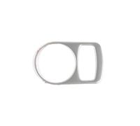 UAGFDFF Tira Decorativa Embellecedor Marco para Interruptor Faros Delanteros Consola para Q3 2012-18, Accesorio Adhesivo para Faros Delanteros de Coche Molduras Decorativas(Plata)