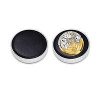 UAIAGM 2 almohadillas de cuero para reloj, protector de reloj para movimiento de caja, kit de herramientas de relojería profesional, soporte de reparación de relojero, protector de dial para