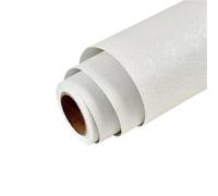 UALXPAO Papel Pintado Aislante Papel tapiz autoadhesivo de seda color sólido 40 cm for sala estar, dormitorio, fondo pared para Paredes Interiores(White,40cmX5m)