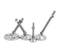 UALXPAO Patas Ajustables para Equipos Ajuste mecánico de la Junta Zapata/Base pie Ajustable Universal Alta Resistencia M16 M20 M24(D100xM16x100)