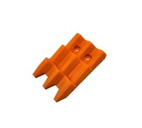 UALXPAO Portadardos de Pared 1 Uds. con Capacidad for 9 Dardos, Organizador de Estuche for Que Ahorra Espacio, Estante exhibición montado en la Pared for Sala Estar, Barra Estudio(Orange)