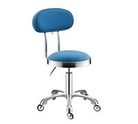 UALXPAO Taburete con Ruedas Taburete Giratorio Redondo de Piel sintética for peluquería, manicura y, con Ruedas(Color 12)