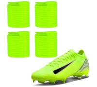 UamGlsob 2 Pares de Cordones Finos de 4mm para Botas Nike Mercurial, Recambio para Calzado Zapatos de Fútbol, Rugby y Tacos (Volt Green, 39"/100cm)
