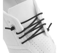 UamGlsob Cordones elásticos para zapatillas de correr On Cloud, sin atar, 2,5mm finos cordones elasticas sin nudo para zapatillas de deporte (Black, 24"/60cm)