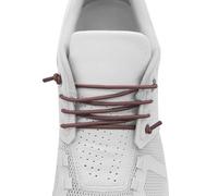 UamGlsob Cordones elásticos para zapatillas de correr On Cloud, sin atar, 2,5mm finos cordones elasticas sin nudo para zapatillas de deporte (Brown, 18"/45cm)