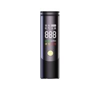 Uan · Probador de alcohol inteligente de alta precisión para vehículos, versión privilegiada, tipo soplado, conducción ebria, cuerpo de aleación, carga portátil Jgz664 (negro, 13 cm)