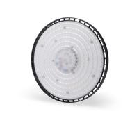 UANGLI 200W LED Lámpara de Alta Bahía,20000LM UFO Industriales 6500K Blanco Frío Foco Led Industrial, Impermeable IP65 Taller Lámpara para Garaje Fábrica (1pc)