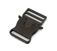 UANGLI Hebilla de correa de mochila de Metal, 2 uds., cierre de liberación lateral rápida para bolso DIY, correa para mochila al aire libre, cinturón, correas, artesanía de cuero