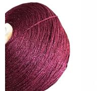 UANGLI Hilo metálico de 500g para Tejer algodón Hueco, Hilo de Ganchillo DIY, línea Brillante de Ganchillo para Tejer DIY, Sombrero de Hilo Dorado y Plateado, Juguete