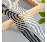 UANGLI La Banda elástica Transparente de Alambre de Pescado de 10m Puede Estar Cerca del Cuerpo y cinturón de Malla Transpirable Accesorio de Costura de Ropa Interior DIY