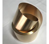 UANGLI Lámina de aleación de Bronce y fósforo C5191, Tira de Cobre y fósforo de 10/20/30mm de Grosor, 0,1-0,8mm de Longitud, 1 Metro, Material DIY (Size : 0.1mm x 30mm x 1M)