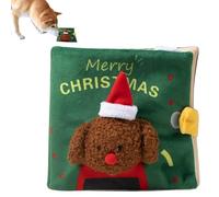 Uanqfegy Alfombrilla para olfatear para Perros, Divertida Alfombrilla para olfatear Perros Estilo Libro, Juguete Interactivo para alimentación Lenta