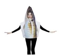 Uanqfegy Disfraz de pez, ligero y divertido, traje de pescador que pesca bajo el mar para festivales, juegos de rol, mascaradas, Halloween