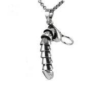 Uanqfegy Divertido collar con colgante erectable, colgante vertical creativo, adornos, collar masculino, parodia
