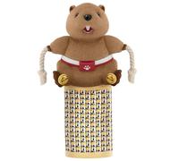 Uanqfegy Guante de Lucha Libre para Gatos Seguro, marioneta de Felpa interactiva con Rompecabezas y Campana para acabar con el aburrimiento y Hacer Ejercicio, Acolchado Resistente