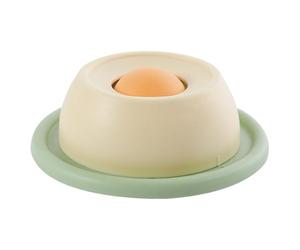 Uanqfegy Juguete dispensador de golosinas para Perros: Bola giratoria de alimentación Lenta, Juguete de enriquecimiento Saludable Antideslizante para Cachorros y Gatitos, Amarillo