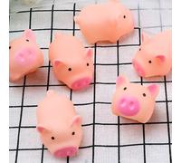Uanqfegy Juguetes de Goma para baño de Cerdo, 50 Piezas de Mini Cerdos, Juguetes flotantes para bañera de bebé con chirrido para Halloween, Navidad, Fiesta de Animales de Granja, Estilo 2
