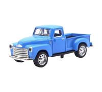 Uanqfegy Little Blue Pull Back Truck Toy, Modelo de camioneta Pickup de aleación Vintage con Puerta de Apertura para estantería de gabinete de Escritorio en casa