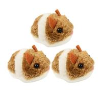 Uanqfegy Pull String Interactive Mouse Cat Toy 3PCS - Juguetes de Ratones móviles para Gatos Juguetes Divertidos para Perros Felpa para mantenerlos ocupados