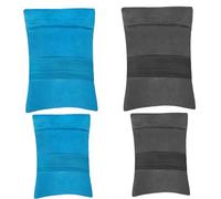 Uanqfegy Removedor de Arena de Playa Reutilizable, 4 Unidades, Pantalla de Arena Suave, Elementos Esenciales de Playa portátiles con Banda elástica para Vacaciones y acampadas