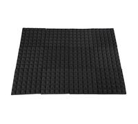 Uanratg Azulejos de Espuma Acústica de Carbón Paneles de Espuma de Insonorización Relleno de Sonido de Estudio 2 x 10 x 10 Pulgadas (Negro)