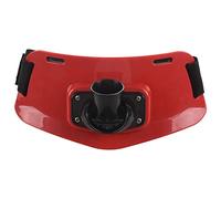 Uanratg Cinturón De Cardán De Pie Ajustable Sostenedor De Caña De Pesca Juego En Accesorios De Pesca Aparejo De Pescar (Rojo)