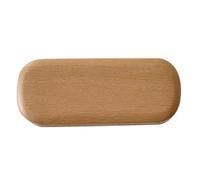 Uanratg Estuche para Gafas PortáTil Caja de de Gafas de Grano de Madera Gafas de Lectura Estuche de Almacenamiento para Gafas de Sol-Madera