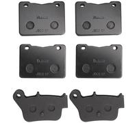 Uanratg Juego de Pastillas de Freno Delanteras y Traseras de Motocicleta para MaxSym 400I 2011-2021 MAX 600I 2014-2017 MaxSym TL500