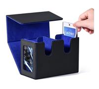 UAONO Caja de Mazo Commander Con Pantallas Dobles - Almacenamiento de Tarjetas Para Más de 250 Tarjetas de Una Sola Manga - Adecuada Para CCG, MTG