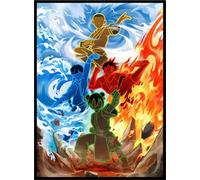 UAONO MTG - 100 fundas para tarjetas, 66 x 92 mm, fundas mágicas artísticas, parte trasera mate, suave barajado, protección frontal transparente para tarjetas MTG