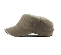 UAOOK Classic Premium Army Army Style Army Hat Hombres Low Profile Verano 100% Algodón Ajustable Fiddler Hat Army Plain Flat Cadet Hat Sombrero Gorra de béisbol Pintores Retro Sailors Chapeau Unisex