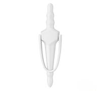 UAP 8" Slimline Bolt Fix - Aldón de puerta sólido (sin agujero) (blanco)