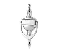 UAP Aldaba de puerta: aldaba victoriana de 15 cm para puerta de entrada, muebles de puerta clásicos y elegantes con soportes universales que incluyen autoadhesivo (cromo pulido)