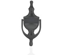UAP Aldaba de puerta - Urna victoriana de 6 pulgadas para muebles de puerta clásicos elegantes con fijaciones universales, incluyendo autoadhesivo (negro)