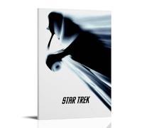 UARJIRUHR Póster artístico de Star Trek para decoración de habitación, póster artístico de pared, decoración de dormitorio, póster estético para habitación, 60 x 90 cm, estilo marco