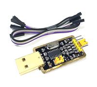 UART-TTL USB Adaptador con CH340G Modulo Convertidor 3.3V y 5V con Jumper Cable Compatible con Arduino