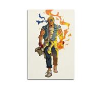 UASDIEMD Póster decorativo de Iron Fist of Wrath, lienzo decorativo para pared e impresión artística moderna para decoración de dormitorio familiar, 60 x 90 cm