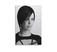 UASDIEMD Póster decorativo de la actriz Charlize Theron de 30 x 45 cm, lienzo para pared e impresión artística moderna para dormitorio familiar