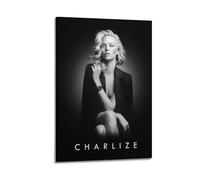 UASDIEMD Póster decorativo de la actriz Charlize Theron para pared e impresión artística moderna para dormitorio familiar, 20 x 30 cm