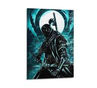 UASDIEMD Sekiro Shadows Die Twice Game Poster Samurai Poster Decorativo Cuadro Lienzo Póster de Pared e Imagen Artística Impresión Moderna Familia Dormitorio Pósteres Decorativos 60 x 90 cm