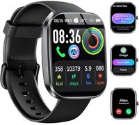 uaue IA Reloj Inteligente Mujer Hombre, IA Interactiva Smartwatch con Llamadas Bluetooth, 1.91'' HD Smart Watch 110+ Modos Deportivo con ChatGPT Salud IA, IP68 Monitor Cardíaco/Sueño Pulsera Actividad