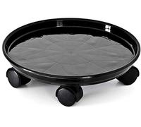 UAUWBRZ 4 Piezas de Soporte for Plantas con Ruedas universales, Carrito for Bandeja de Plantas con una Rueda