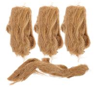 UAUWBRZ Arrancadores de fuego de yute natural para camping, supervivencia al aire libre, herramienta de incendios de emergencia, conveniente arrancador de llama para todo tipo de clima