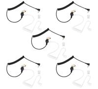 UAYESOK - Auricular de 3,5 mm, Solo con Tubo de Aire y Auriculares para Radio bidireccional Motorola Kenwood Vertex Yaesu - Altavoz Micro (5 Unidades)