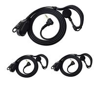 UAYESOK Auricular de radio bidireccional en forma de G de 1 pin para Motorola Talkabout Walkie Talkie T200 T200TP T260 T402 T460 T465 T600 T800 T6500 MC220R MR350R MS350R MJ270R (paquete de 30R (paquete de 3 de 3 de 3 unidades)