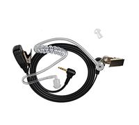 UAYESOK Auricular de radio de seguridad bidireccional con tubo acústico de aire, Walkie Talkie 1 Pin 2.5mm Pinganillo con micrófono PTT para Motorola Talkabout TLKR T92 H20 T82 T62 T60 T42 XT180