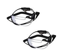 UAYESOK Auriculares de seguridad de 2 pines con micrófono PTT para Motorola CP040 DP1400 GP68 GP88 GP300 CT150 Pro1150 Hyera Midland Radio de 2 vías (paquete de 2)