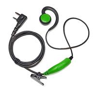 UAYESOK Auriculares de seguridad para radio Kenwood Protalk TK-3401 TK-3501 TK-3701 Baofeng UV-5R BF-888S Retevis RT24, forma G Walkie Talkie Headset con micrófono PTT, tubo auditivo de policía, 2