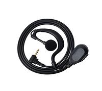 UAYESOK Auriculares inalámbricos de 2,5 mm con micrófono PTT para Motorola Talkabout TLKR T92 H20 PMR446 T6 T7 T8 T9 T61 T62 T80 T81 T82 Cobra Walkie Talkie de 2 vías (1 unidad)